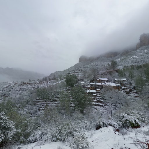 盘亭春雪