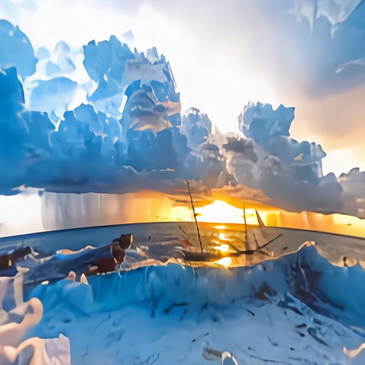 炫酷的极地冰雪